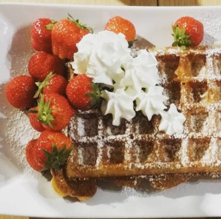 perfect waffle in belgium