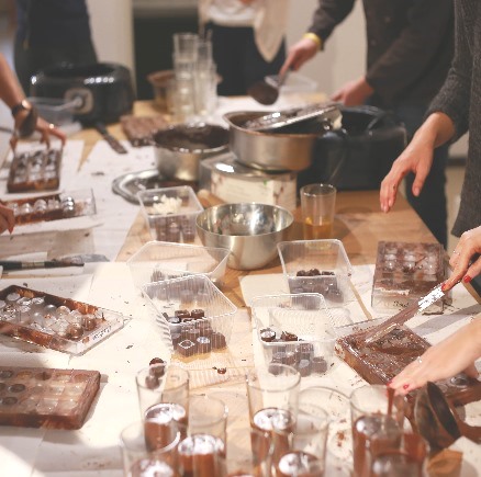 leading chocolate workshop